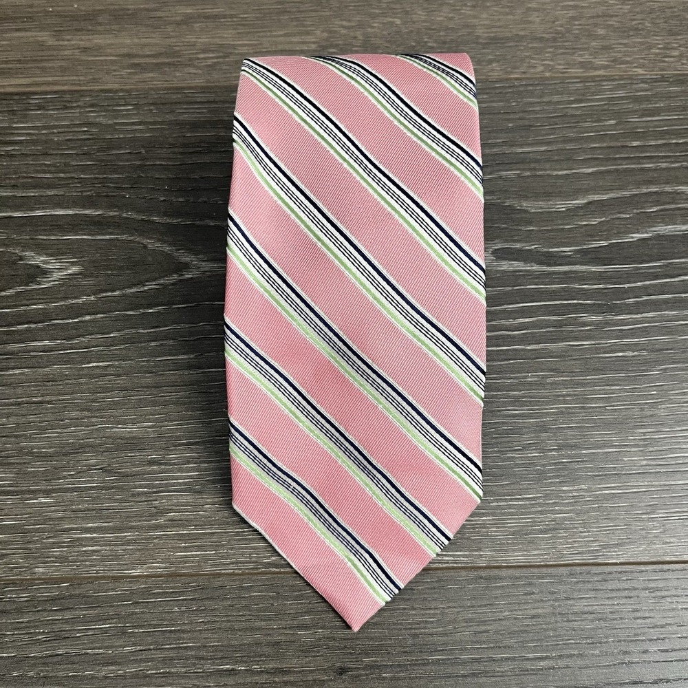 NWT Brooks Brothers made in USA 100% pure silk‎ fine gabardine textured tie